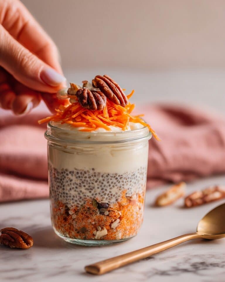 Carrot Cake Overnight Oats Recipe