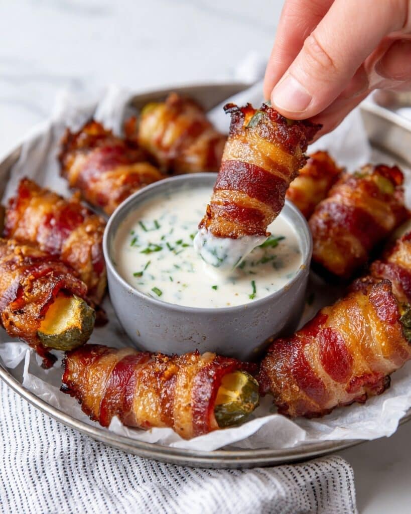 Bacon Wrapped Pickles Recipe