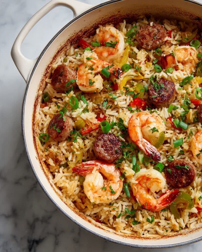 Hearty Baked Chicken and Shrimp Jambalaya Recipe