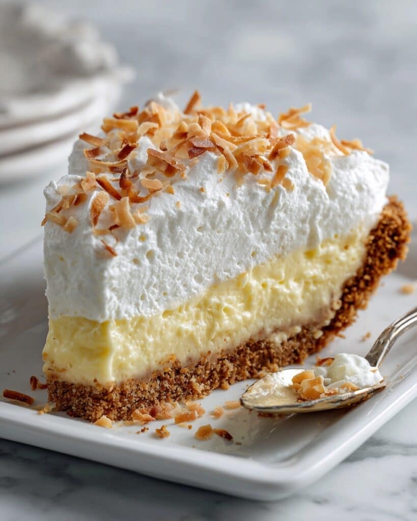 Creamy Coconut Cream Pie with Toasted Shredded Coconut Recipe