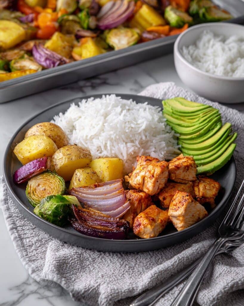 One Pan Lemon Herb Chicken and Vegetables Recipe