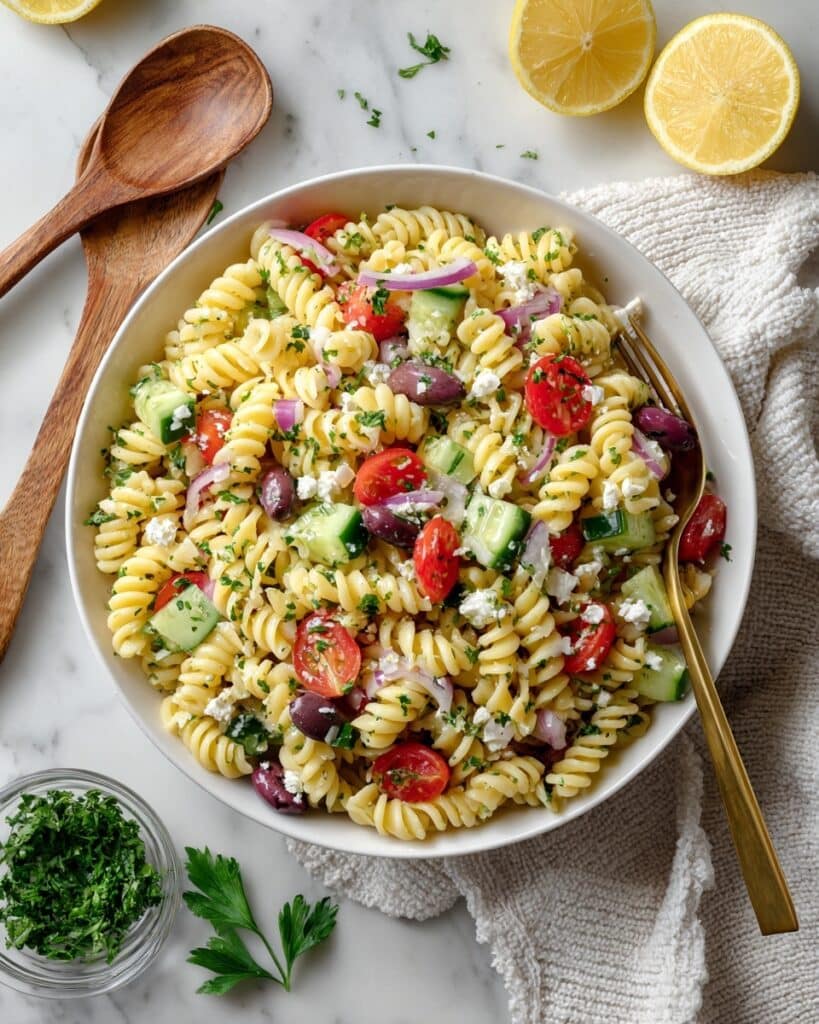 Greek Pasta Salad Recipe