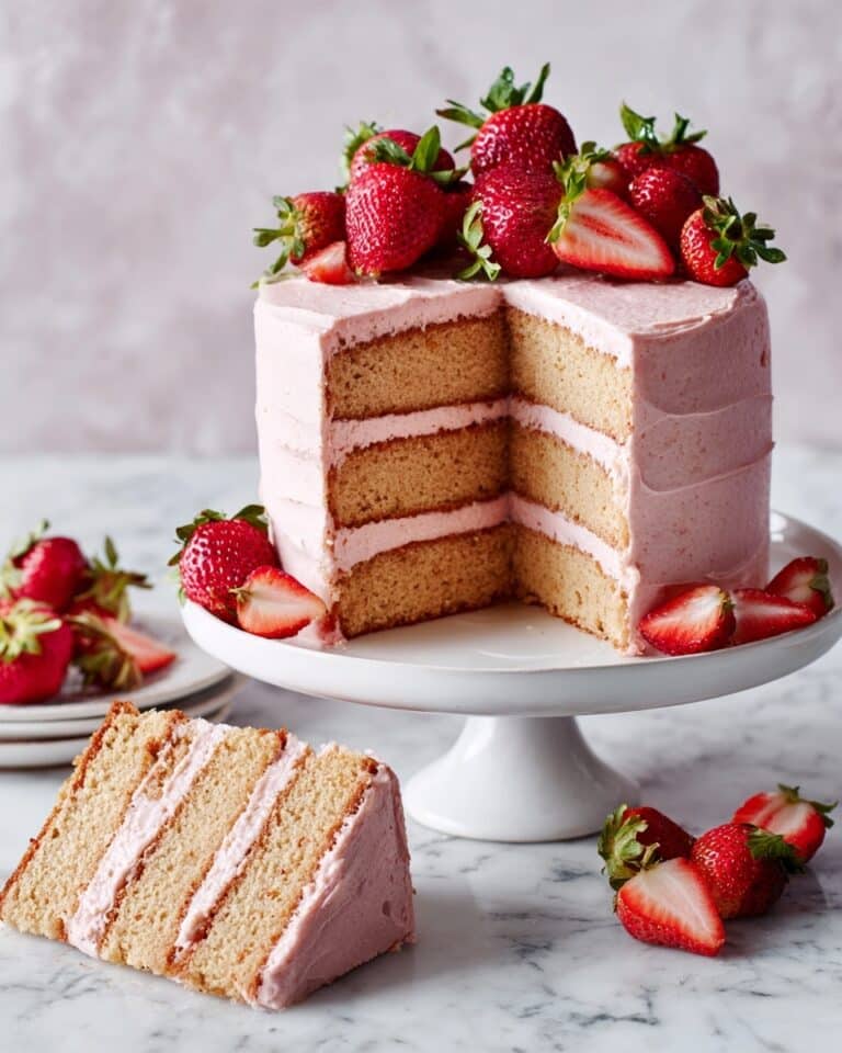 Easy Strawberry Cake Recipe