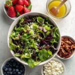 Summer Berry Salad with Candied Walnuts and Feta Recipe