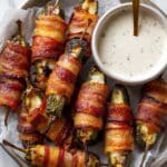 Easy Bacon Wrapped Pickles (Pickle Fries) Recipe