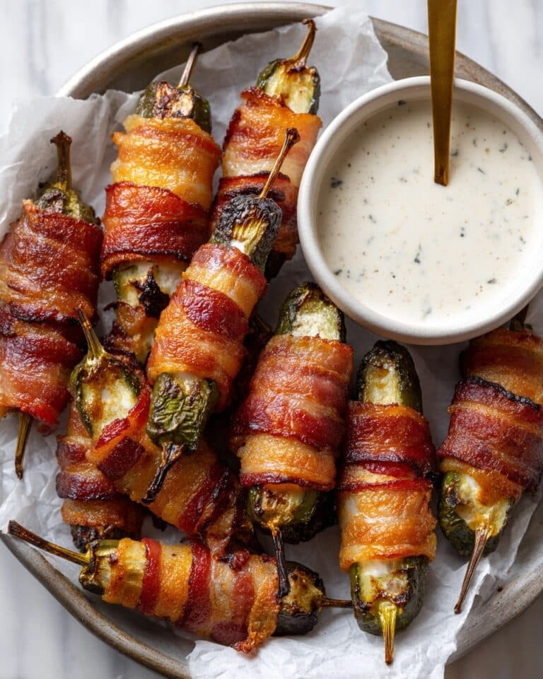 Easy Bacon Wrapped Pickles (Pickle Fries) Recipe