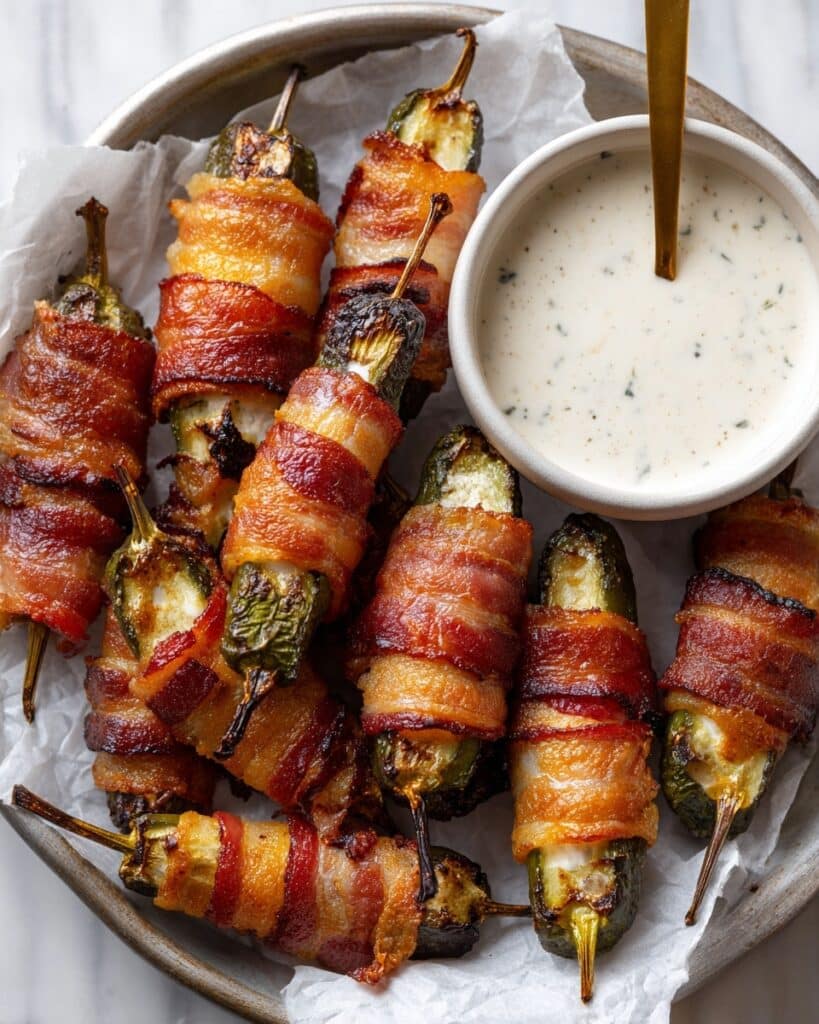 Easy Bacon Wrapped Pickles (Pickle Fries) Recipe