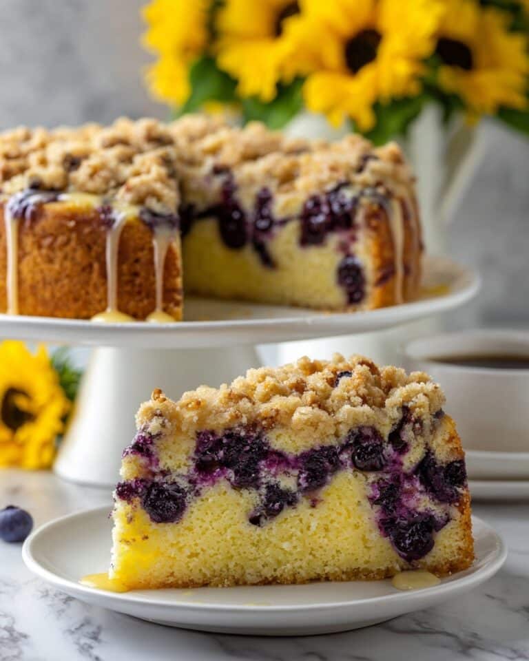 Blueberry Sour Cream Coffee Cake Recipe