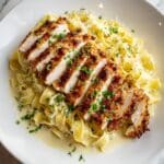Blackened Chicken Fettuccine Alfredo Recipe