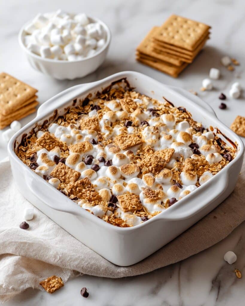 S’mores Baked Oatmeal Recipe