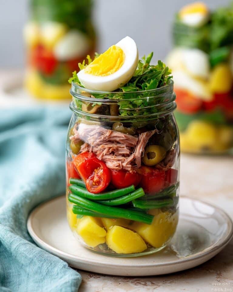 Nicoise Mason Jar Salad Recipe
