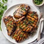 Grilled Chicken Thighs with Balsamic and Herb Marinade Recipe