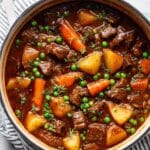 Hearty Beef Stew with Vegetables and Red Wine Recipe