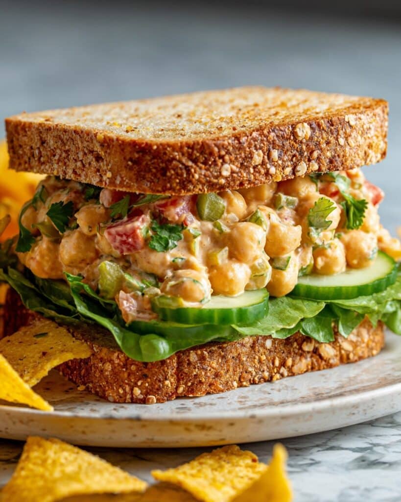 Chickpea Salad Sandwich Recipe