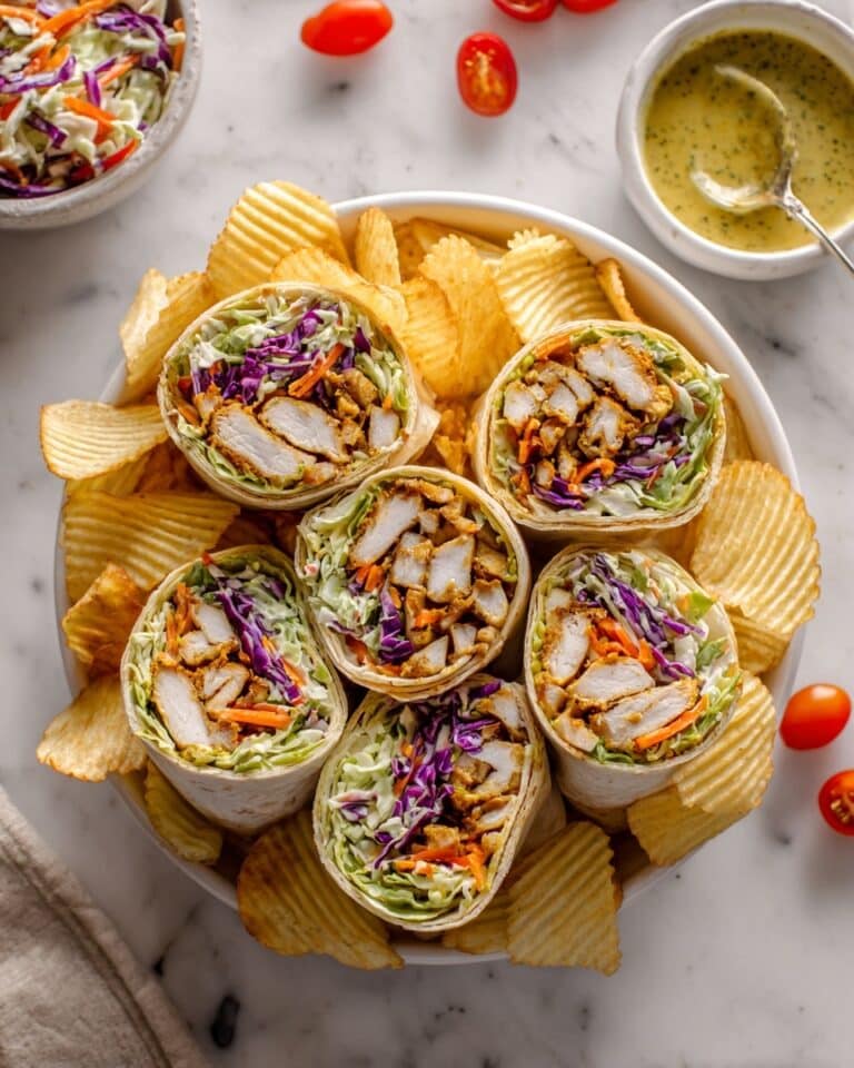 Honey Mustard Chicken Wraps Recipe
