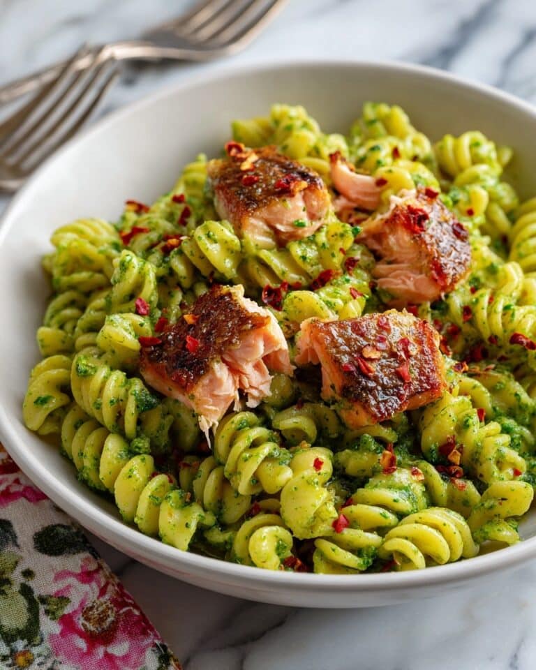 Salmon Pesto Pasta Recipe