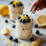 Blueberry Lemon Overnight Oats Recipe