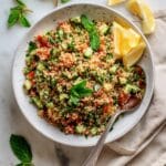 Refreshing Tabbouleh Salad (Tabouli) with Parsley, Mint, and Fresh Vegetables Recipe
