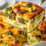 Broccoli Breakfast Bars (Low Carb) Recipe