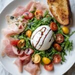 Burrata, Prosciutto and Arugula Salad Recipe