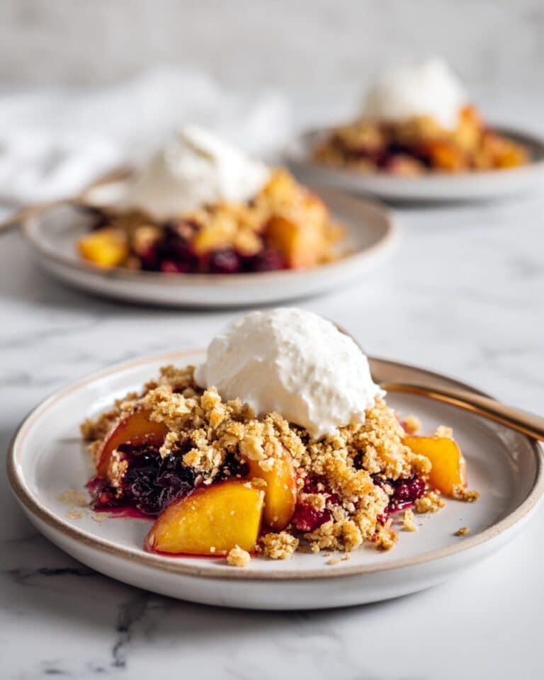 Blueberry Peach Crisp Recipe