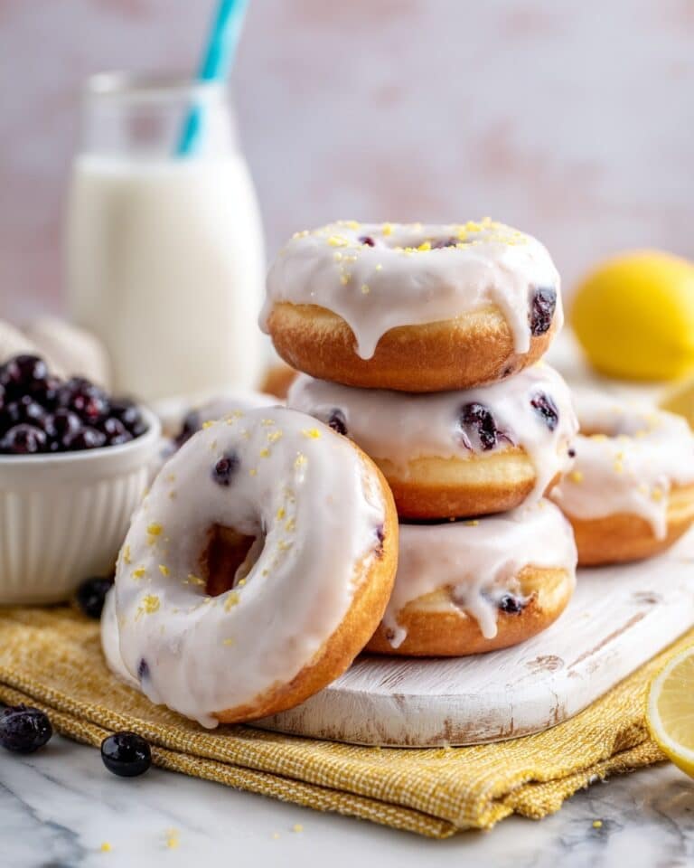 Lemon Blueberry Donuts Recipe