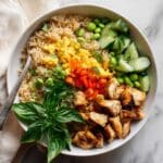 Thai Basil Chicken Fried Rice Recipe