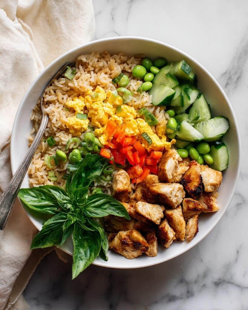 Thai Basil Chicken Fried Rice Recipe