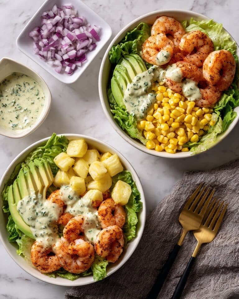 Blackened Shrimp Salad with Pineapple and Cilantro Recipe