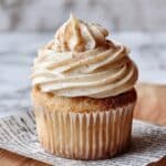 Apple Cider Cupcakes with Spiced Buttercream Frosting Recipe