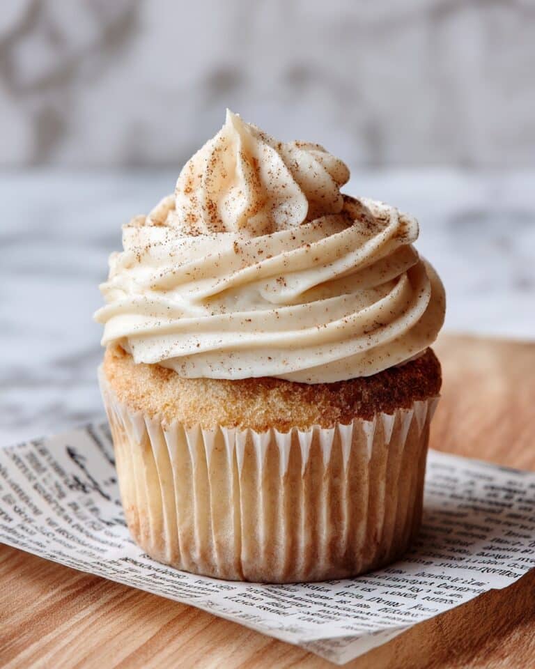 Apple Cider Cupcakes with Spiced Buttercream Frosting Recipe