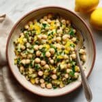 Dense Bean Salad with Quick Lemon Caper Dressing Recipe