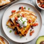 Sheet Pan Black Bean & Corn Quesadillas Recipe