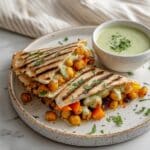Grilled Chickpea Veggie Pita Recipe