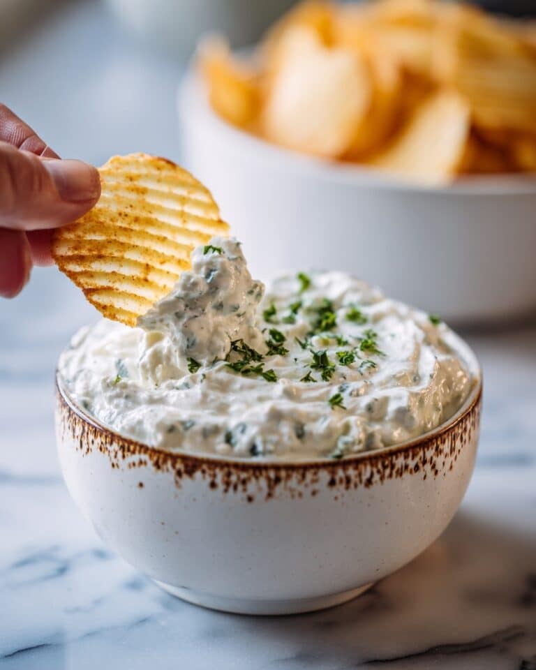 Creamy Vegan French Onion Dip Recipe