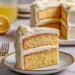 Vegan Lemon Cake With Lemon Cream Cheese Frosting Recipe