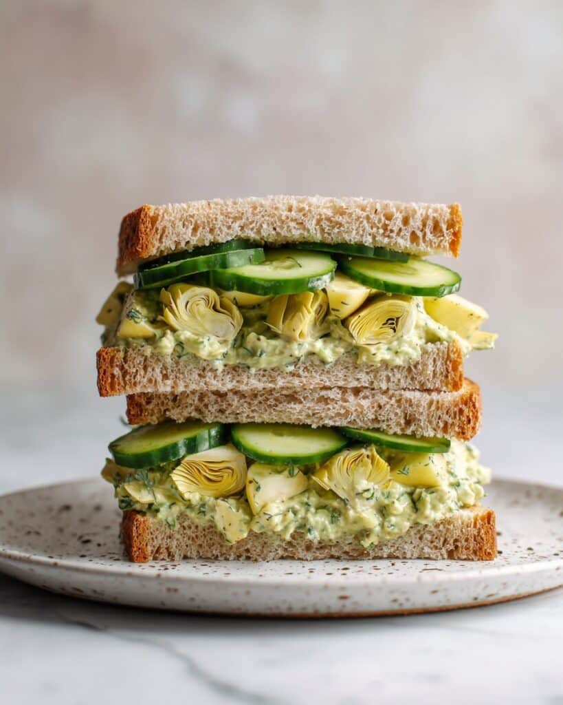 High Protein Avocado White Bean Sandwich Recipe