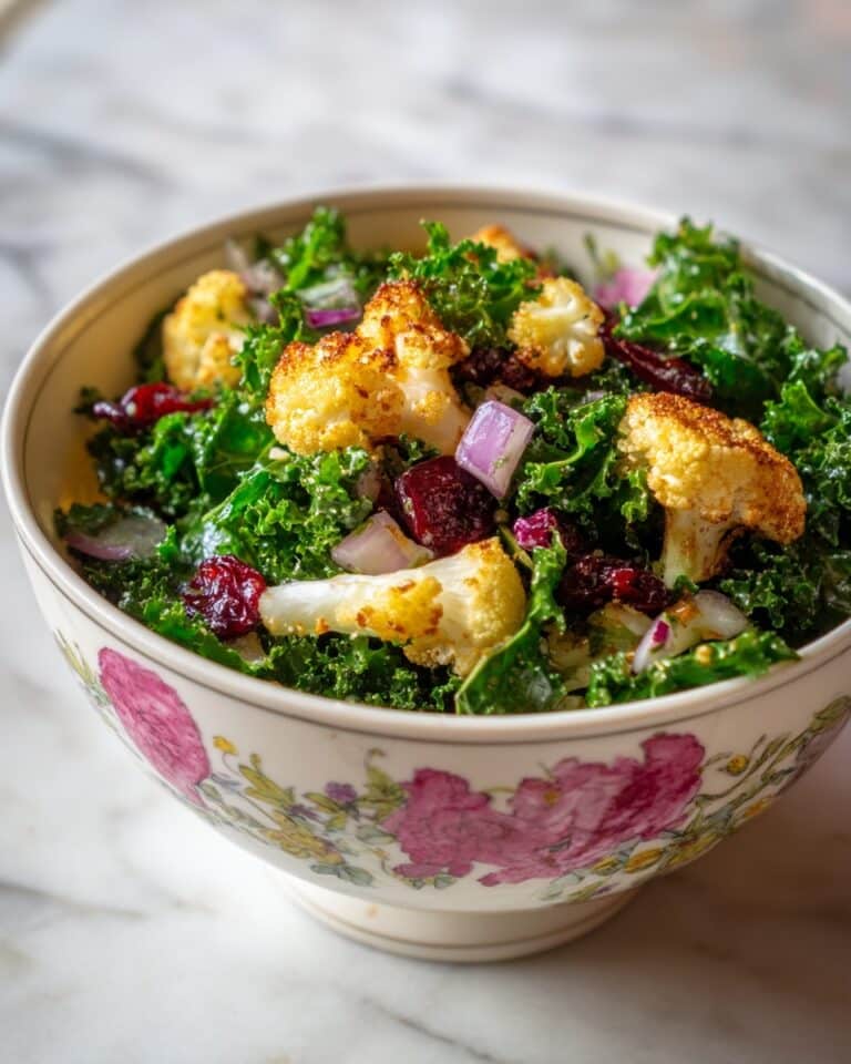 Kale Cauliflower Caesar Salad Recipe