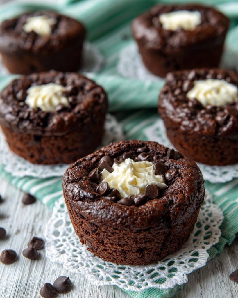 Chocolate Zucchini Cream Cheese Muffins Recipe