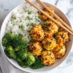 Orange Chicken Meatballs in Citrus Soy Glaze Recipe