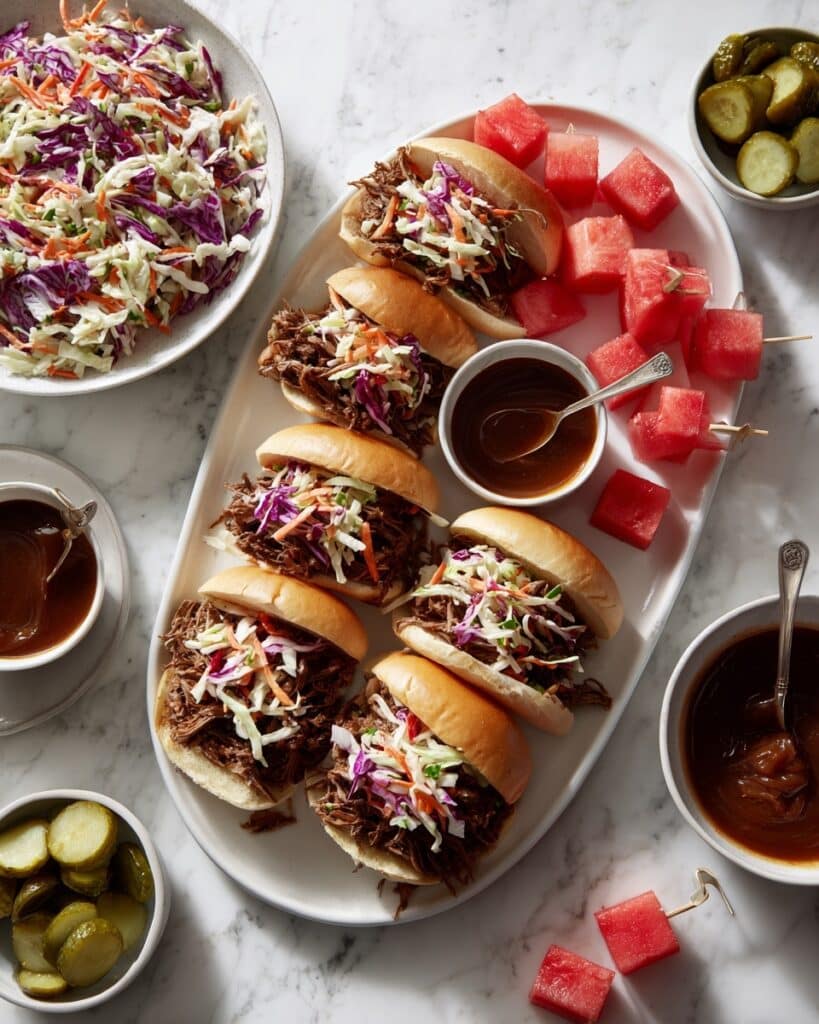 Juicy Slow-Smoked Pulled Pork Sliders with Crispy Bits Recipe