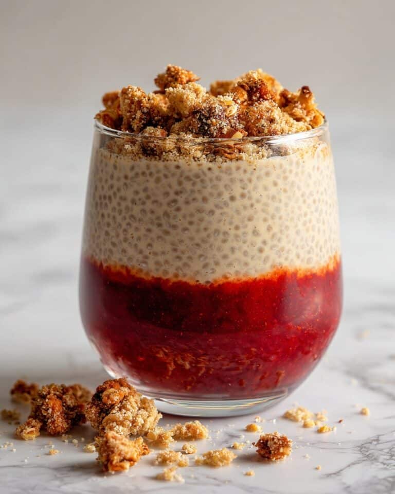 Peach Cobbler Chia Pudding Recipe