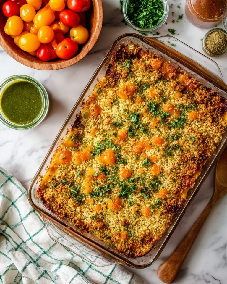 White Bean and Pesto Bake Recipe
