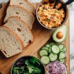 Arugula Sandwiches with Smashed Chickpea Salad Recipe
