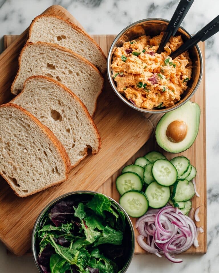 Arugula Sandwiches with Smashed Chickpea Salad Recipe