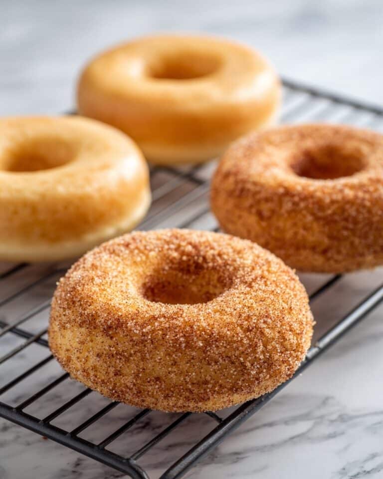 Pumpkin Spice Baked Donuts with Cinnamon Sugar Coating Recipe