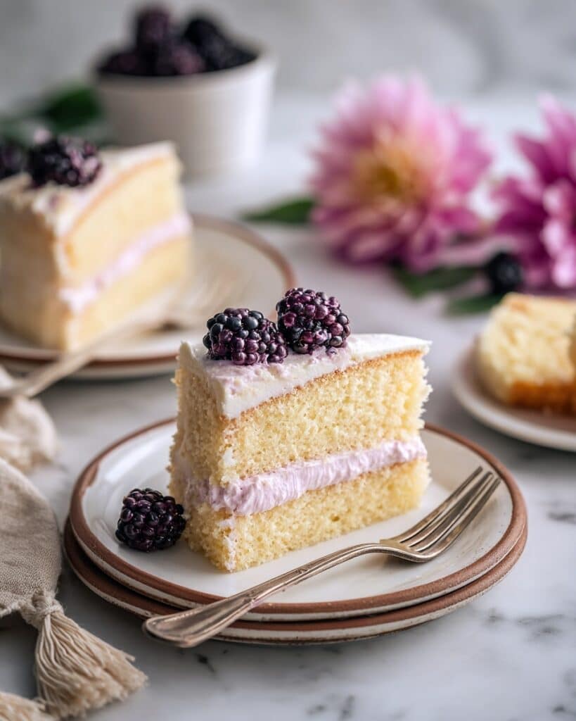 Blackberry Lavender Cake Recipe