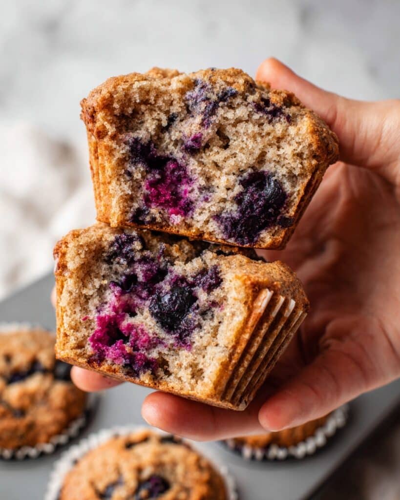 Cottage Cheese Blueberry Muffins Recipe