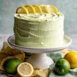 Lemon Lime Layer Cake with Bright Citrus Buttercream Recipe