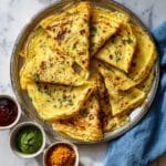 Moong Dal Chilla (Yellow Lentil Pancakes) Recipe